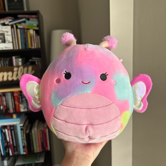 Iris the rainbow butterfly squishmallow NWOT 8in - Picture 1 of 4